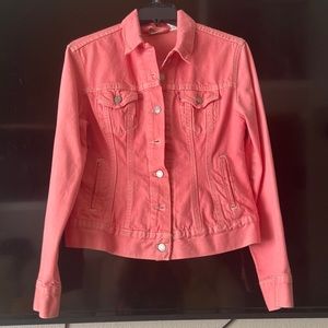VINTAGE CORAL LEVI’S SLEEK JEAN JACKET